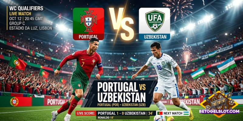 Klasemen Timnas Portugal vs Uzbekistan
